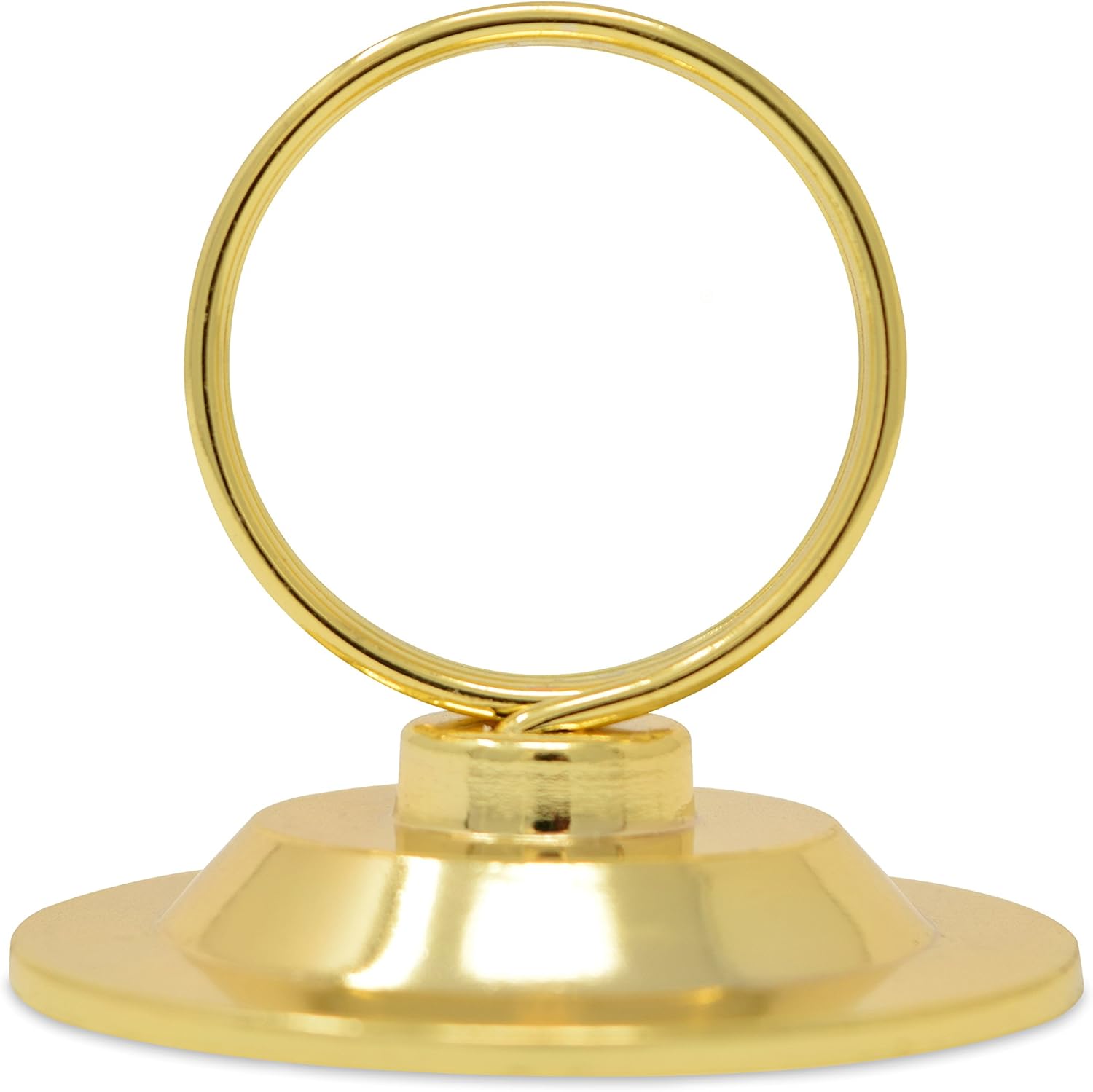 Gray Bunny Place Card Holder, 12 Pack, Gold, Table Cardholder Tabletop Menu Holder Harp-Clip Number Holder Recipe Holder Reserved Card Holder, for Restaurants, Weddings, Banquets: Home & Kitchen