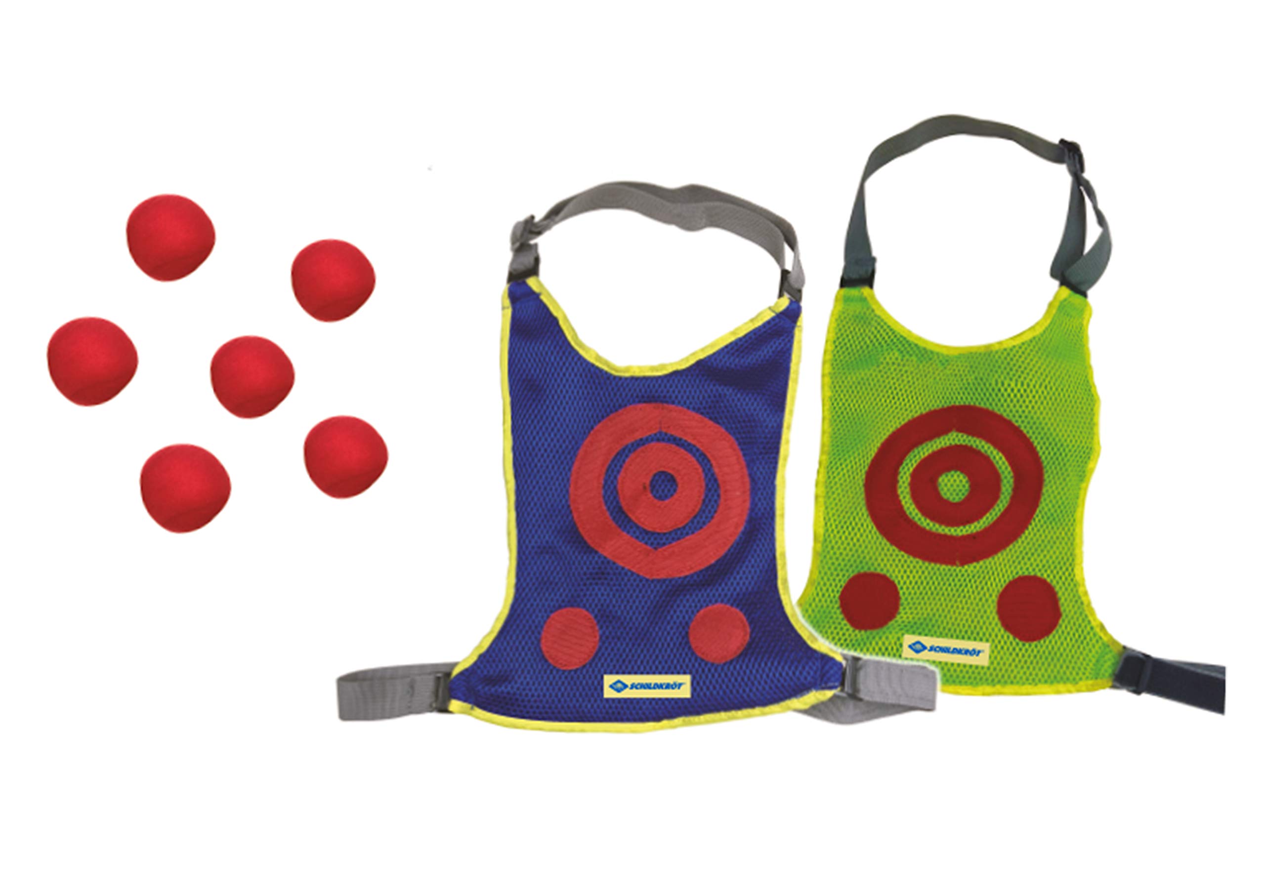 Schildkröt Strike & Score Game, Dodgeball Game; 2 Velcro Vests and 6 Velcro Balls, Great Throwing Game for Children's Birthday and Garden Parties, 970142