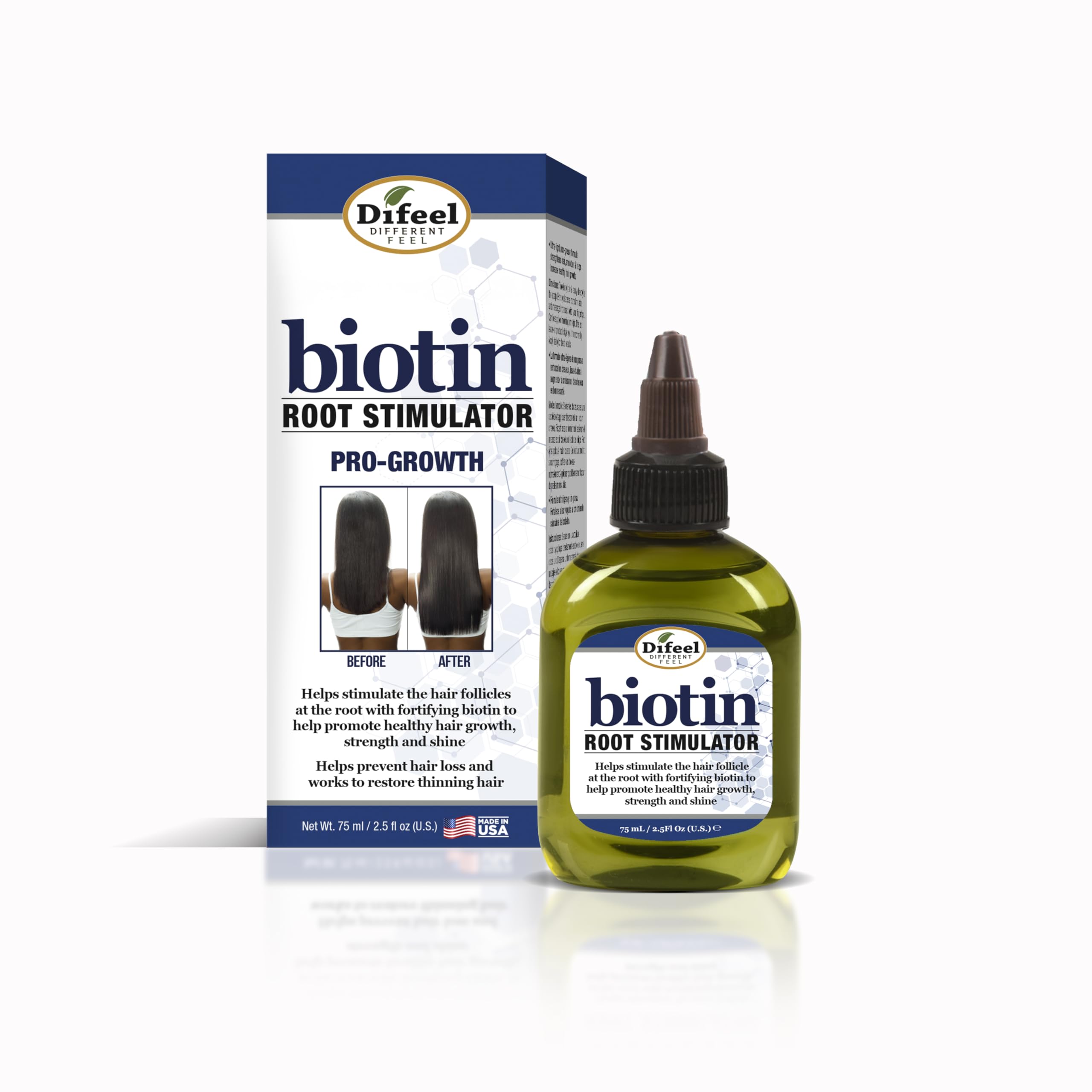 Difeel Biotin Root Stimulator 2.5 oz. - Follicle Stimulator for Hair Growth