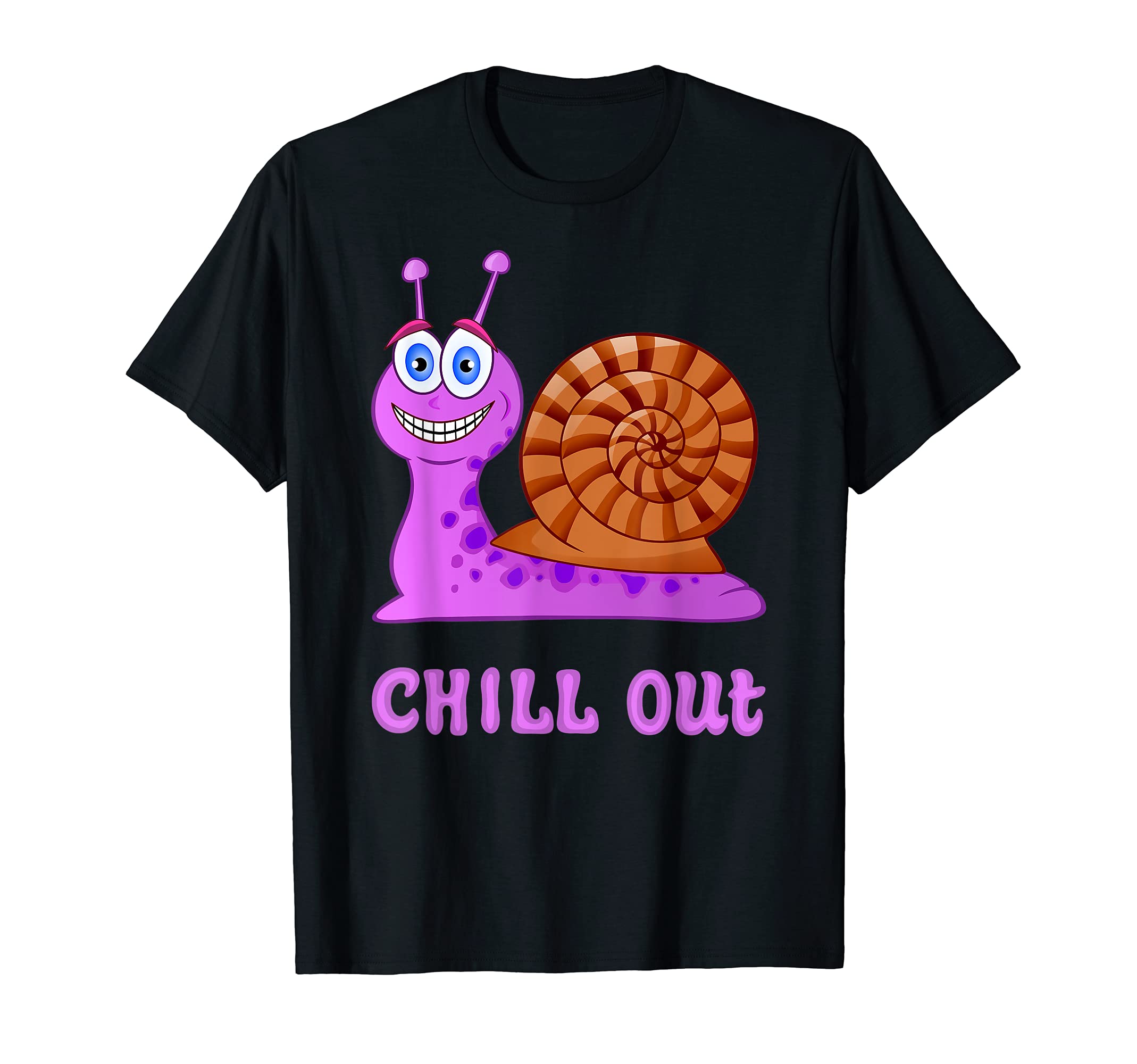 funny snail, chill out, chill out, relax, cozy T-Shirt