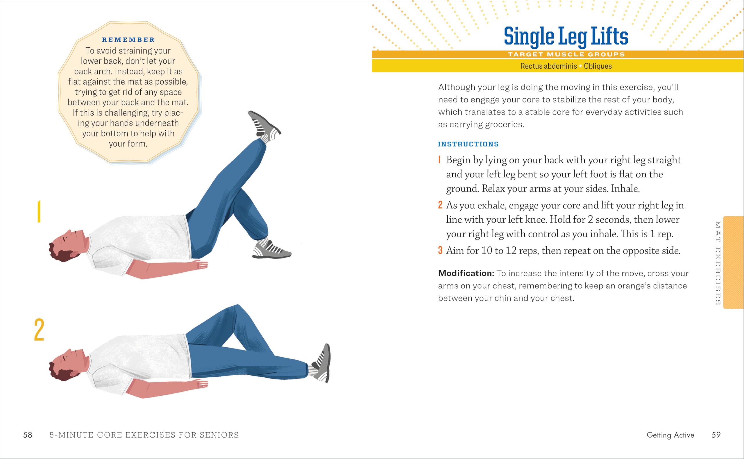 5-Minute Core Exercises for Seniors: Daily Routines to Build Balance and Boost Confidence 5-Minute Core Exercises for Seniors: Daily Routines to Build Balance and Boost Confidence Paperback Kindle Spiral-bound Cards