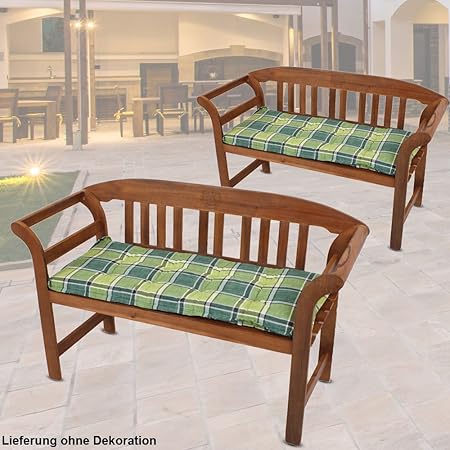 Kussens Design 2er Set Bank Auflagen Kariert Terrassen Garten Sitz Kissen Stuhl Polster Tuin En Terras Monokl Online