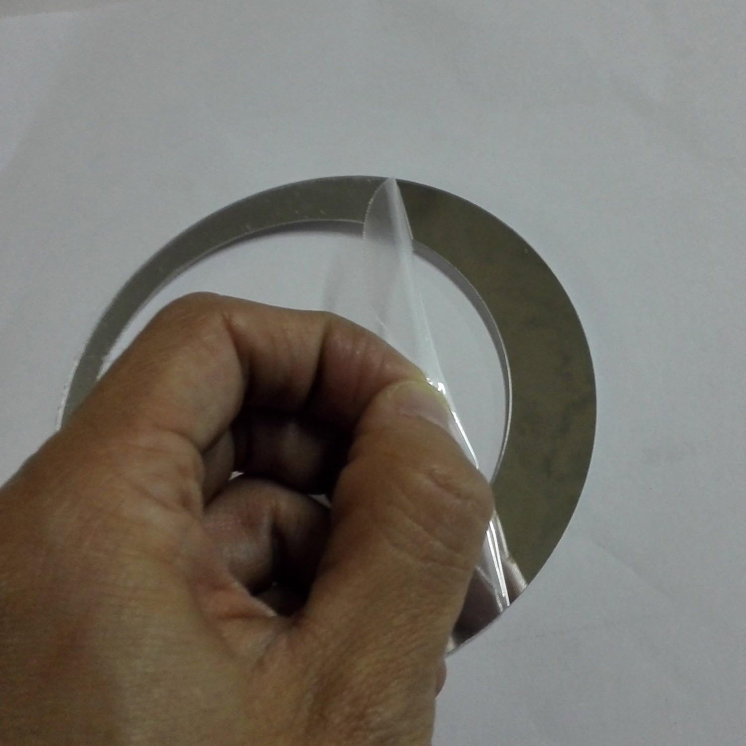 aooyaoo Circle Mirror DIY Wall Sticker Wall Decoration 24pcs Grey: Home & Kitchen