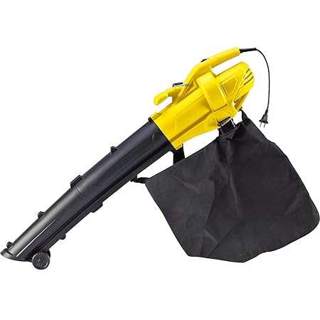 Syntrox Germany 2600 Watt Compact 3 in 1 Laubsauger Laubbläser Häcksler mit Fangsack