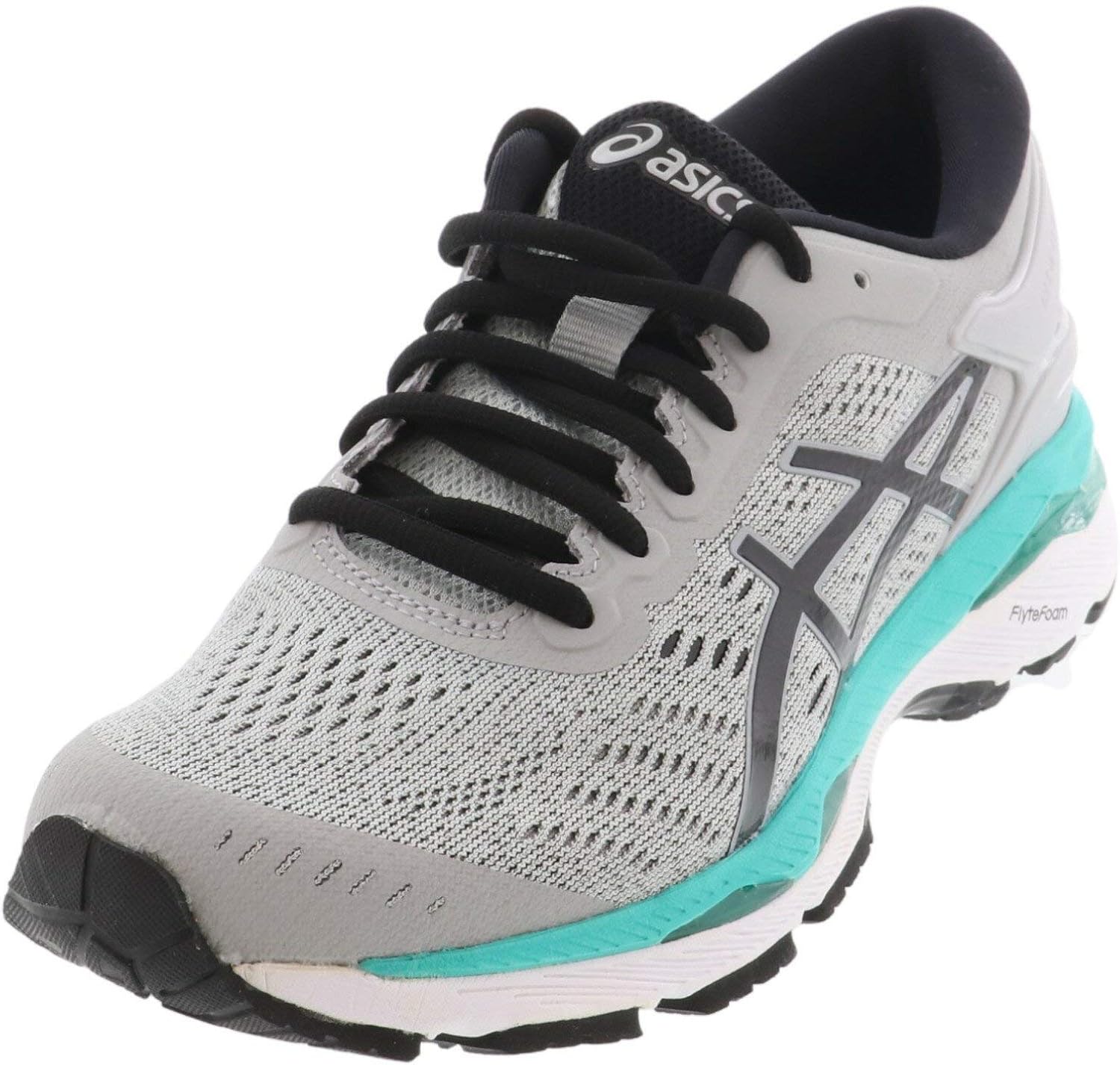 ASICS Women�s GelKayano 24 Running Shoe, Mid Grey/Black
