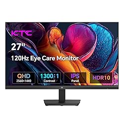 KTC 27 Inch QHD Computer Monitor 100Hz, Up to