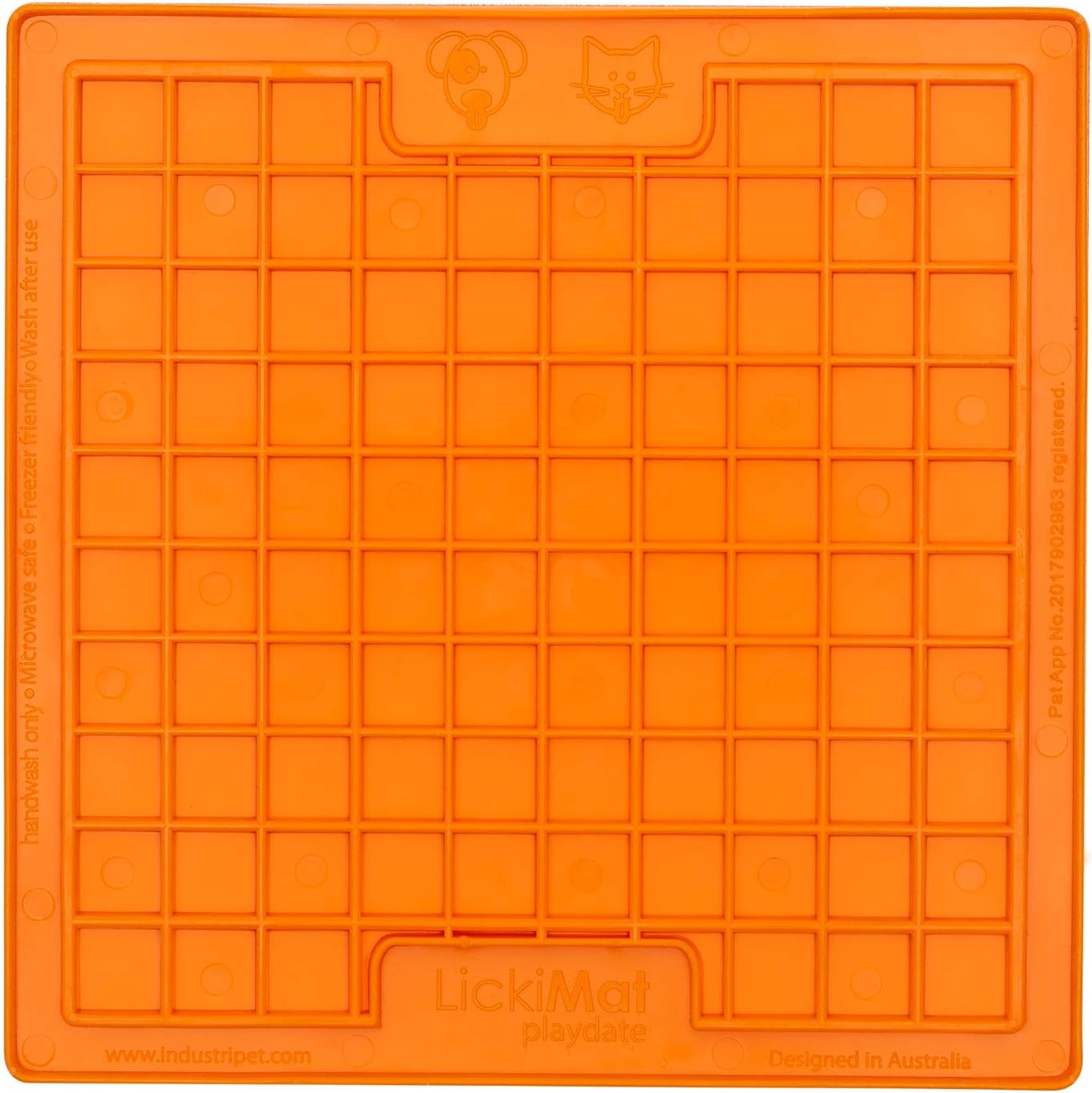 LickiMat Classic Playdate, Dog Feeding Mat for Boredom and Anxiety Relief Ideal for Food Treats, Yoghurt or Peanut Butter - Image 3
