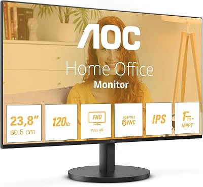 AOC 24B3HA2 24 Inch FHD IPS 100Hz 1ms Adaptive Sync Monitor