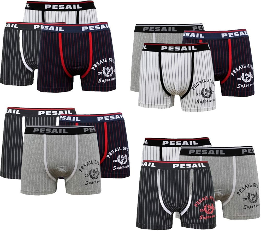 DAVID ARCHY Boxer Da Uomo Pantaloncini Retrò Con Tasca 3D Rigonfia, Mutande Da Uomo In Bambù - Foto 9