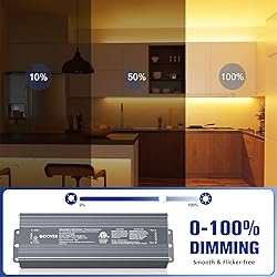 GOOVER 100W Triac Dimmable LED Driver,Power