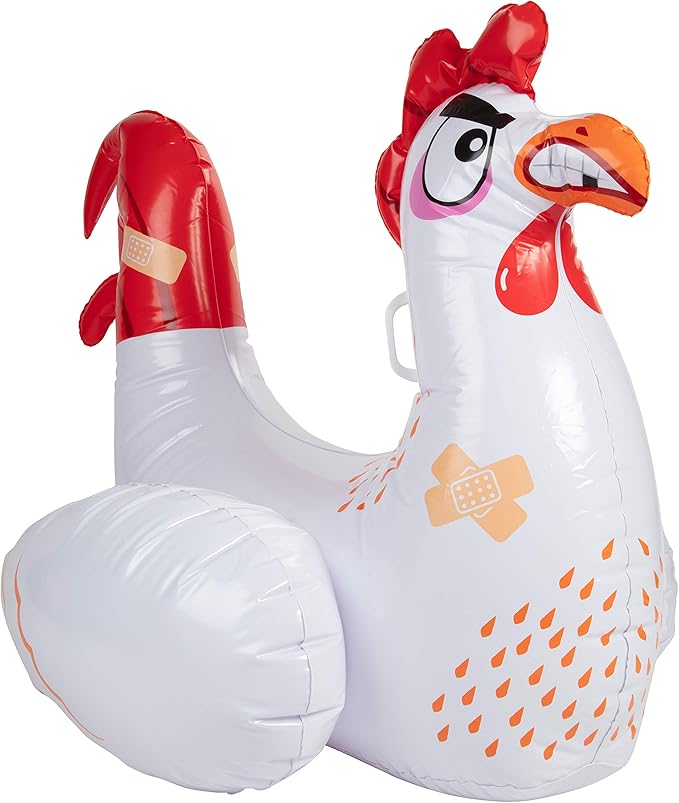 inflatable chicken pool toy