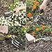 VILIVIT Gel Grip Garden Tools – 4 Piece Plant Care Gardening Hand Tool Sets with Aluminum Heads Ergonomic Handles – Trowel Cultivator Pruner and Weeding Fork Kitthumb 4
