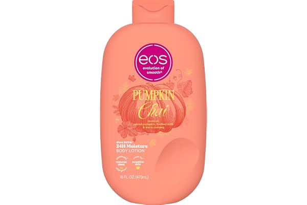 eos Shea Better Body Lotion, Pumpkin Chai, 24-Hour Moisture, 16 fl oz