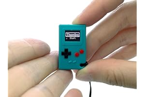 TinyCircuits Thumby (Teal), Tiny Game Console, Playable Programmable Keychain: Electronic Miniature, STEM Learning Tool