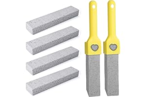 Pumice Stone for Cleaning Toilet Bowl Scouring Stick Cleaning Pumice Stone Cleaner For Stove Top Toilet Bathtubs with Handle 