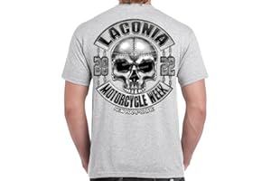 Biker Life Clothing 2022 Laconia Motorcycle Week Iron Skull T-Shirt