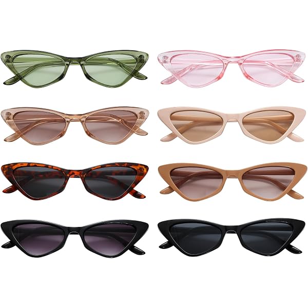 Amazon.com: Ckhoid 24 Pairs Retro Cat Eye Sunglass, Retro  display picture 1