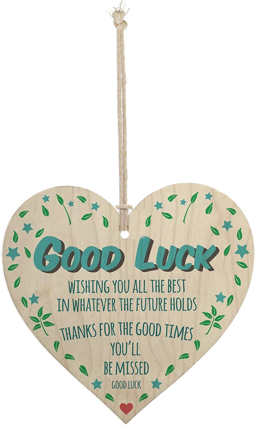 Amazon De Meijiafei Holzschild Good Luck You Ll Be Missed