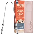 MasterMedi Tongue Scraper with Case Easy to Use Tongue Scraper for Adults, Tongue Cleaner for Oral Care & Hygiene (Single Pac