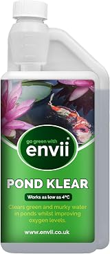 Envii Pond Klear Natural Green Pond Water Treatment 1L Treats 40,000L