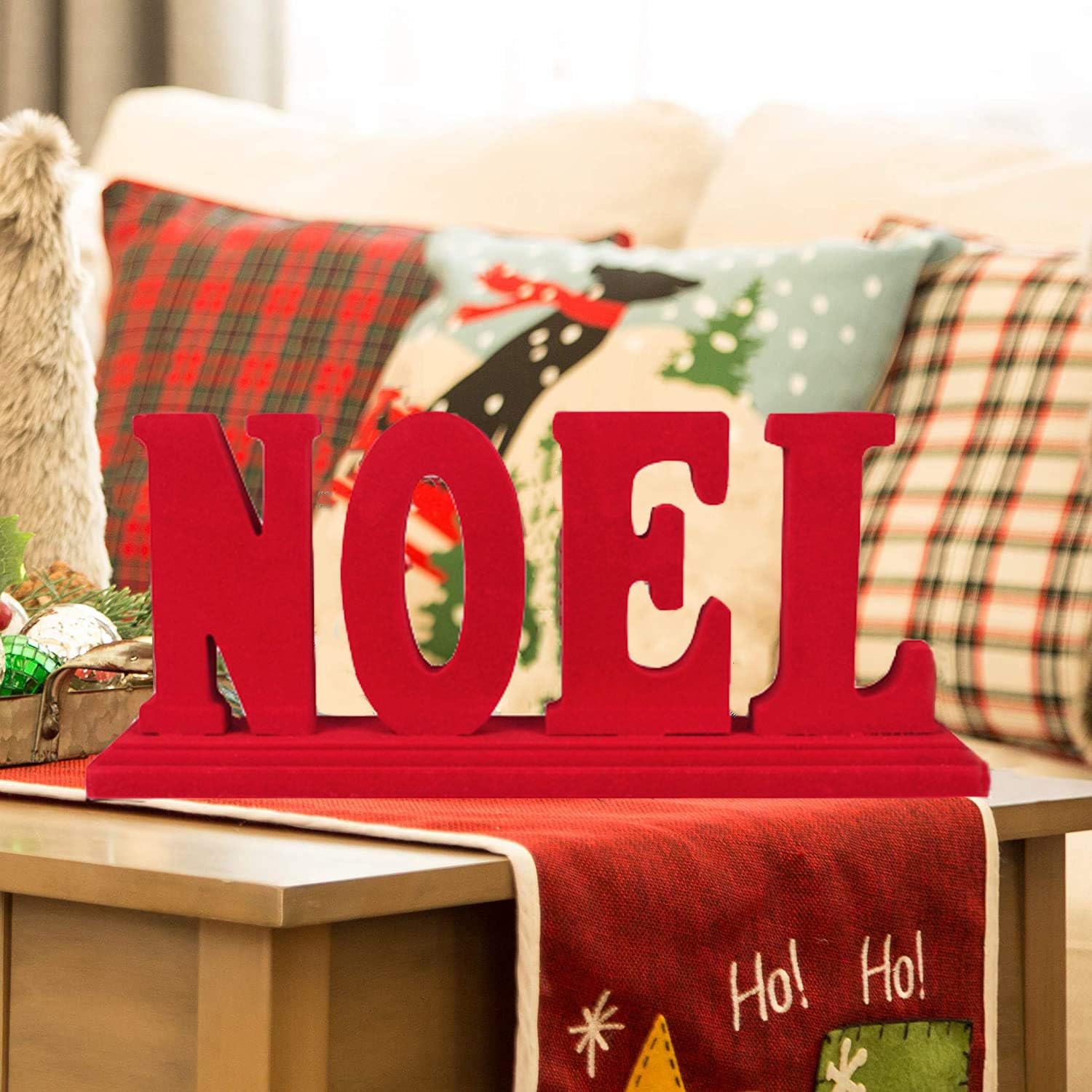 Noel Christmas Centerpiece Table Sign Decorations,13.43