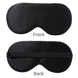 2-Pack 100% Real Natural Silk Eye Mask, Silk
