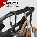 SURDOCA Heavy Duty Pram Hooks Aluminum Clip for Bags 110 lbs Capacity view 4