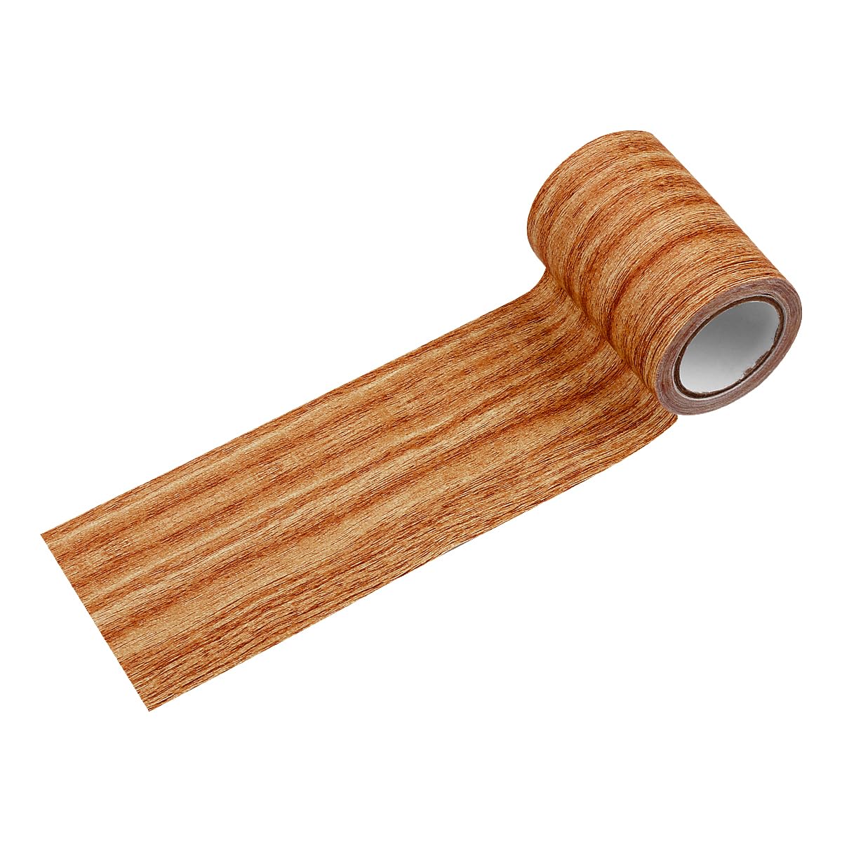 GLADFRESIT Imitation Woodgrain Duct Tape - Waterproof, Floor Scratch Repair, Peel and Stick - 5.7cm X 4.57m （Chocolate）