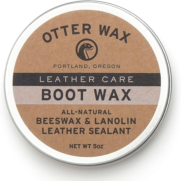 Otter Wax Boot Wax 5oz AllNatural Leather Waterproofer