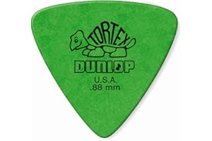 Jim Dunlop 431P88 .88mm Tortex Triangle Guitar Picks, 6-Pack (JD-431P.88)