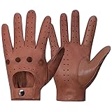 Meetoget⠀ Leather Driving Gloves for Mens