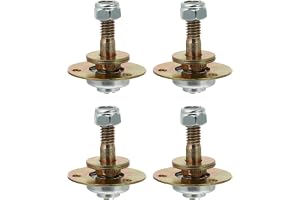SHINYPASING 4pcs Rocking Chair Bearing Iron Furniture Hardware Accessories Replacement Parts for Glider Chair