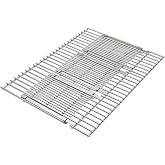 Tmozyar Stainless Cooking Grill Grates Replacement Adjustable Universal Extends from 14" to 20" Long, 8" Wide Each Adjust Expandable Cooking Grill Grids (3pack)