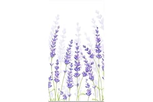 Lavender Paper Napkins, 80PCS Lavender Guest Napkins Disposable,Spring Flower Party Supplies Birthday Decorations,Floral Part