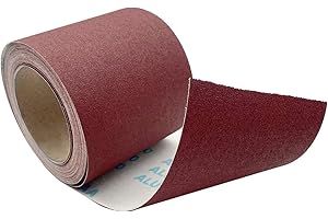 120 Grit Sandpaper Roll 4.5'' Wide 10Yard (= 71Pcs 1/4 Sheet Sandpaper) Abrasive Emery Cloth Sand Paper Roll for Dry Wet Sand
