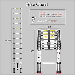 Telescoping Ladder Extension Telescopic Collapsible