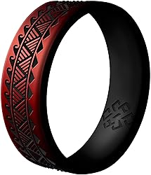 Knot Theory Warrior of Strength Silicone Ring in