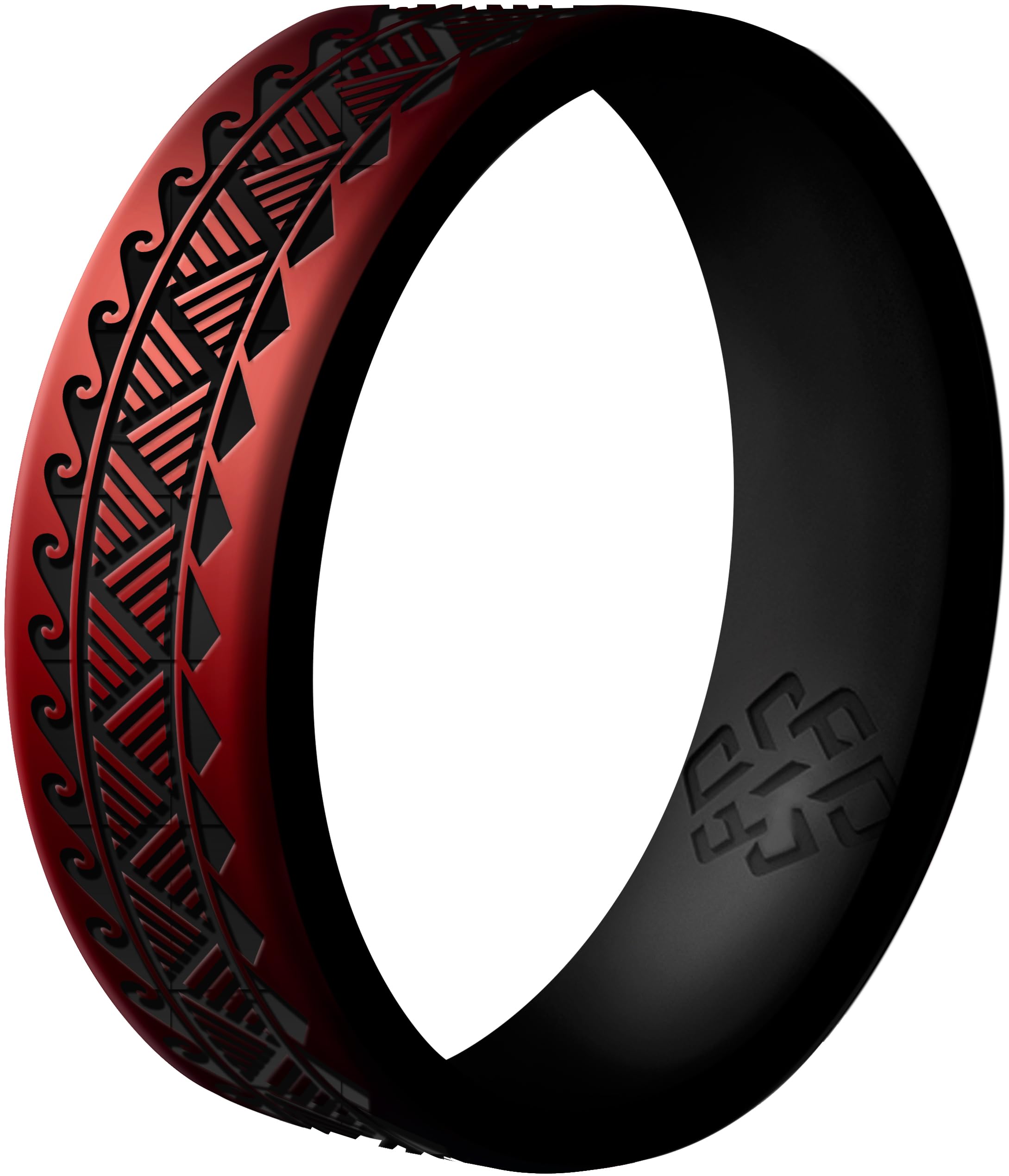 Knot Theory Warrior of Strength Silicone Ring in