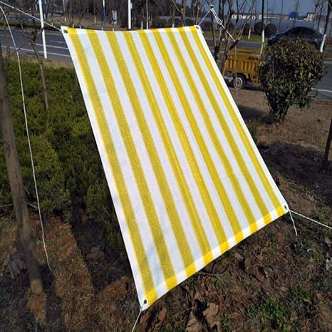 WY-Plane 2x4m Schattenstoff mit Ösen, 90% Anti-UV-Schattennetz, Pergola