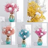 iDattel Dried Flowers Set for Arts & Crafts, Light Pink, DIY Jewelry view 7