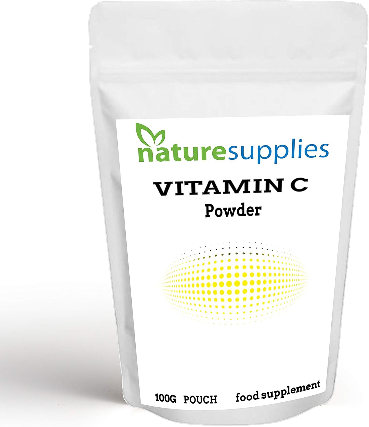 High Strength Vitamin C Powder 100g, VIT C Ascorbic Acid, Pure, Non-GMO & Vegan-Friendly, Immune Support Supplement