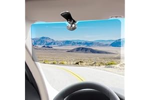 DOOUBAO Sun Visor for Truck, Sun Visor Extender for Car Easy to Install, UV400 Anti-Glare Protects from Glare, UV Rays, Snow Blindness for Safe Driving, Universal for Truck