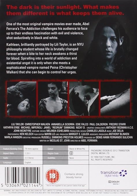 Amazon Com The Addiction Dvd Movies Tv