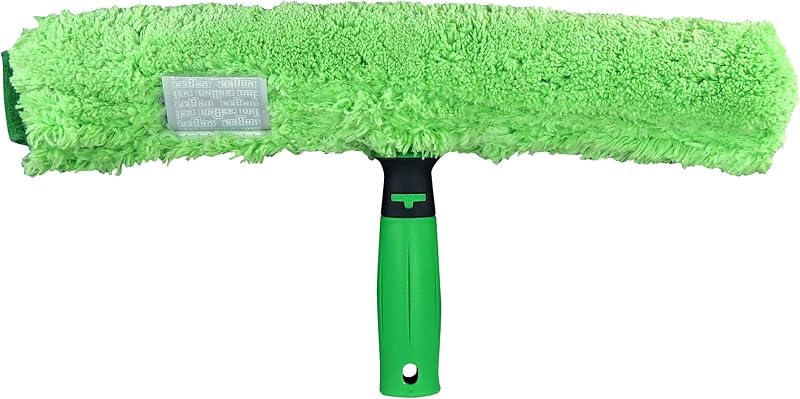 Unger MicroStrip Window Washer Sleeve 35cm with ErgoTec T-bar Handle Green