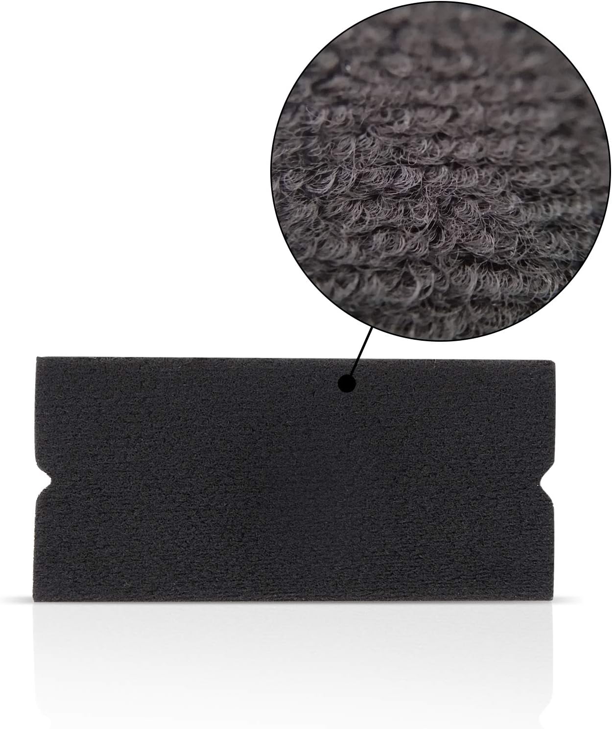 Ehdis 50 pcs Squeegee Buffer Felt for Vinyl Tools - Scratch Free Soft Fabric, Wet Dry, 10x4.8cm (Squeegee Not Included) - Image 3