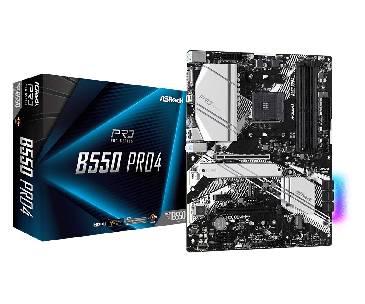 Asrock B550 Pro4 AMD B550 Emplacement AM4 ATX