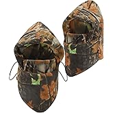 2 Pack Winter Hunting Balaclava for Cold Weather Camouflage Face Cover Windproof Warmer Camo Face Mask for Men Women Huning Fishing Skiing