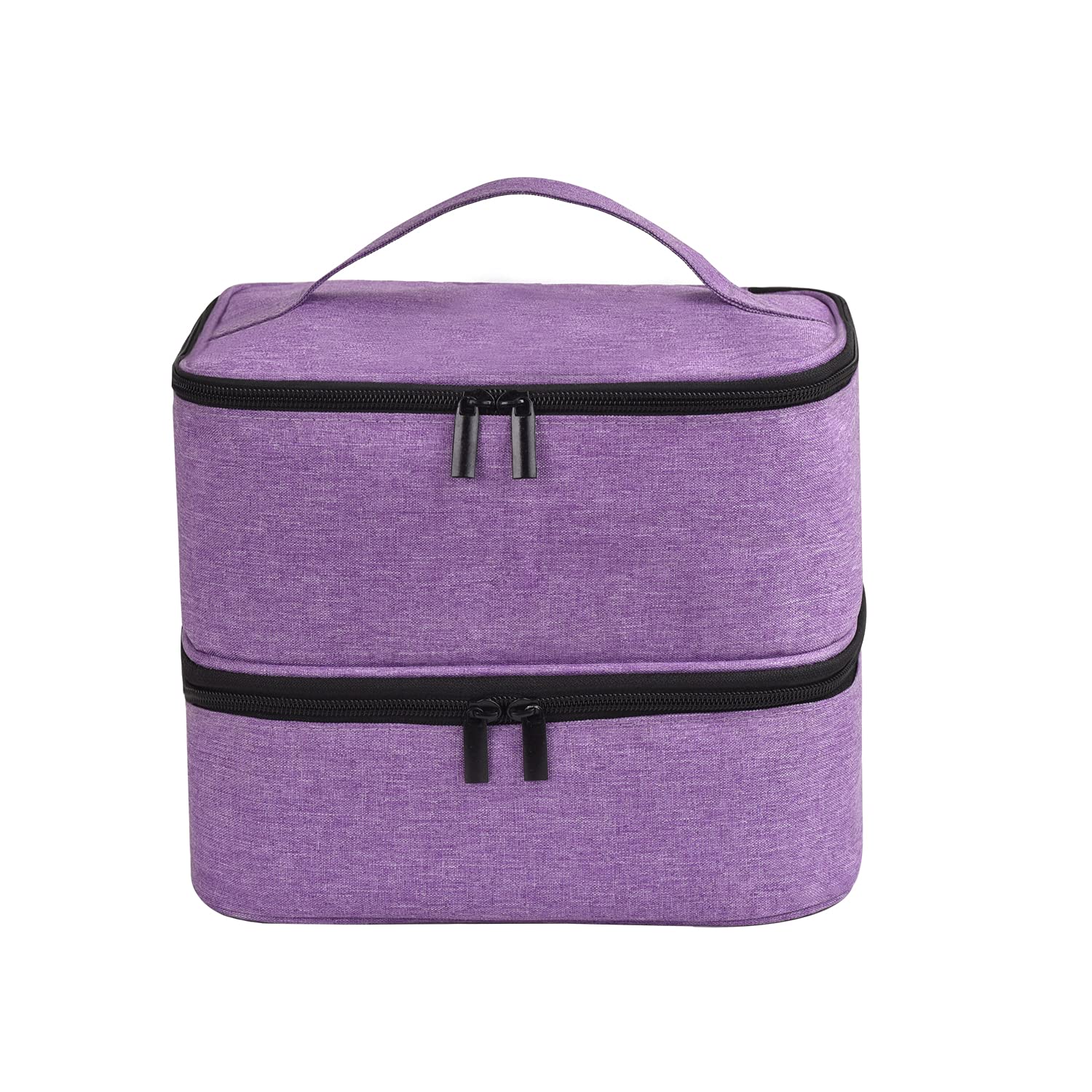 Nail Polish Carrying Case Bag-Holds 30 Bottles, Double-Layer Nail Polish Storage and Nail Dryer Case โ image 1