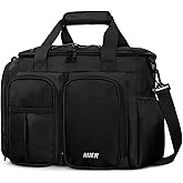MIER Lunch Box for Men Heavy Duty Insulated Lunch Bag 20 Cans Large Leakproof Soft Cooler Bags with Multiple Pockets for Picnic Work Travel (Black)