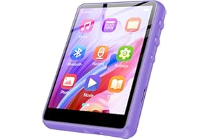 ZAQE 128GB MP3 Player - Music Player with Bluetooth 5.4, 2.4" Portable HiFi MP3 Player with FM Radio, HD Speaker, E-Book,Voice Recorder, Walkman Digital Music Player Earphones Included